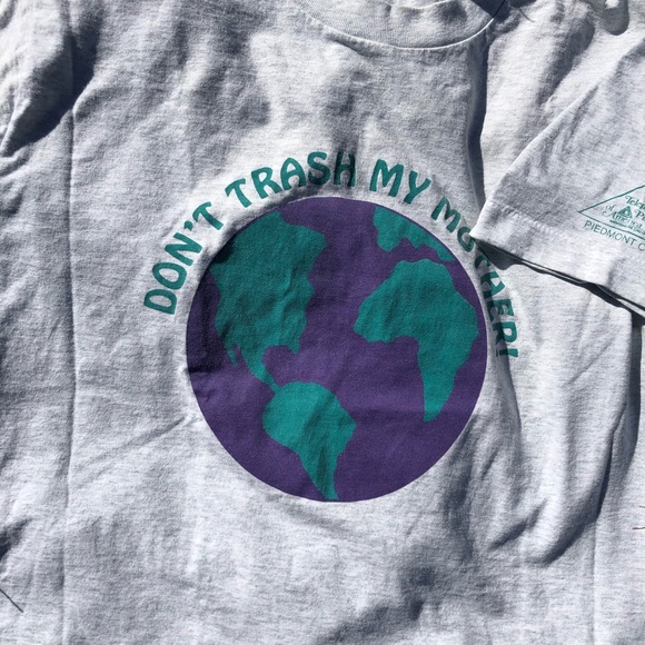 Vintage Recycling Earth t-shirt - Picture 2 of 4